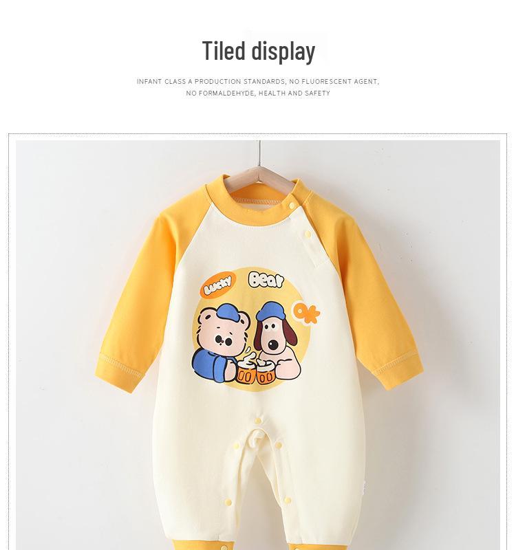 Autumn & Winter Infant & Toddler Long-Sleeve Cotton Romper for Baby Boys & Girls