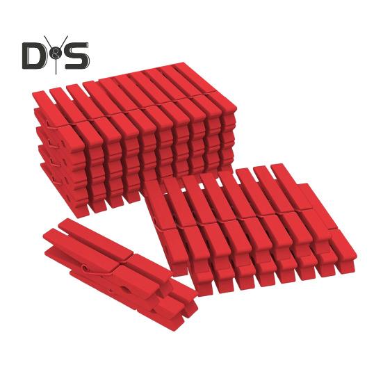 

50 шт. деревянных прищепок для фотографий, прочный захват, компактный размер, портативные, прочные, для творчества, красочные прищепки для фотографий