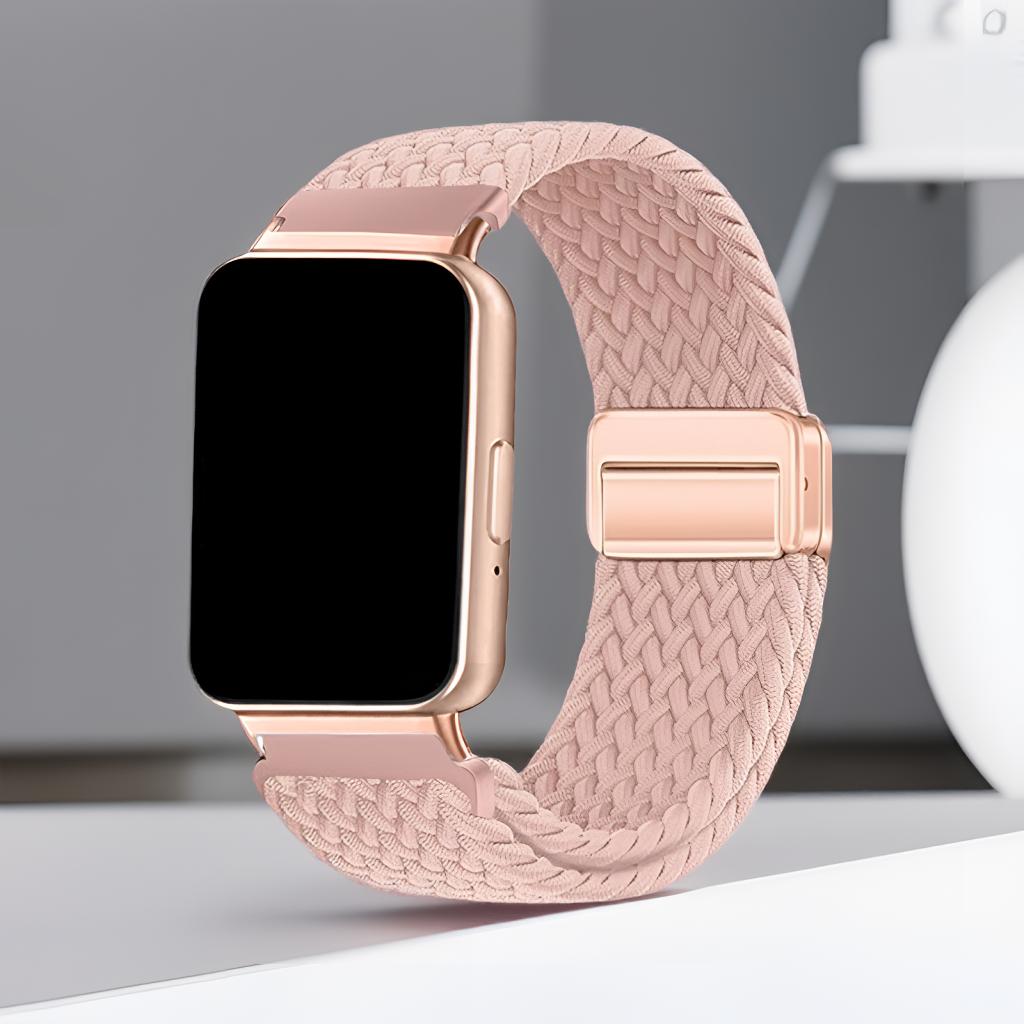 Für Samsung Galaxy Fit 3 Verstellbares Mode Magnetisches Sport Geflochtenes Ersatz-Uhrenarmband Smart Zubehör