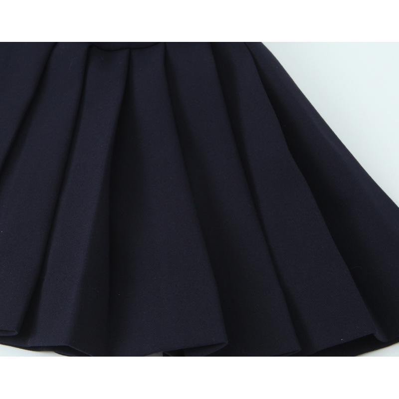 European & American Style Autumn Women's Mini Dress with Side Strap Embellishment