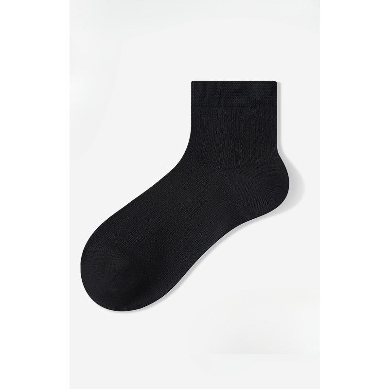 Silk Stockings for Summer Women - Thin Style, Breathable Mesh, Antibacterial, Cool Feeling Short Socks, Cotton-free Cotton Fabric