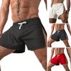 Men Fitness Shorts with Side Zipper Quick Drying Breathable Gym Workout Short Pants Elastic Waist Drawstring Athletic Running Sports Shorts