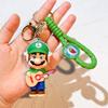 27 Stile Super Mario Bros Schlüsselanhänger Actionfigur Niedlicher Cartoon-Charakter Spielzeugpuppe Modell Dekoration Kindergeburtstagsgeschenk