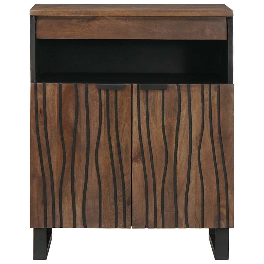 Sideboard Brown 60 X 33 X 75 Cm Solid Mango Wood