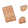 Wood Stamp Set Positive Quotes Stationery Handcraft Stamping Decorative for Teachers Diary Scrapbooking Painting Cardmaking