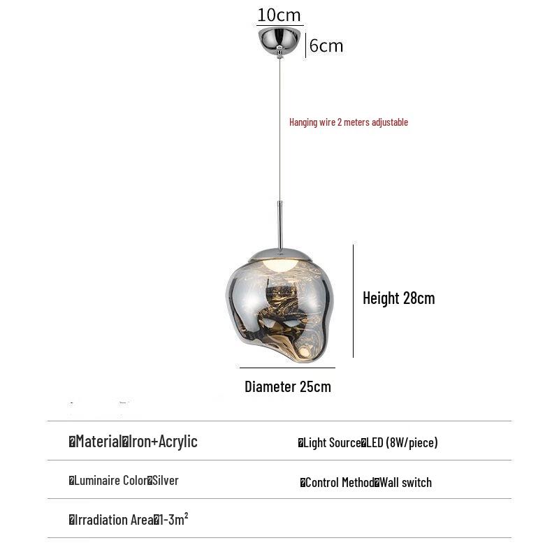 Modern Lava Pendant Chandelier