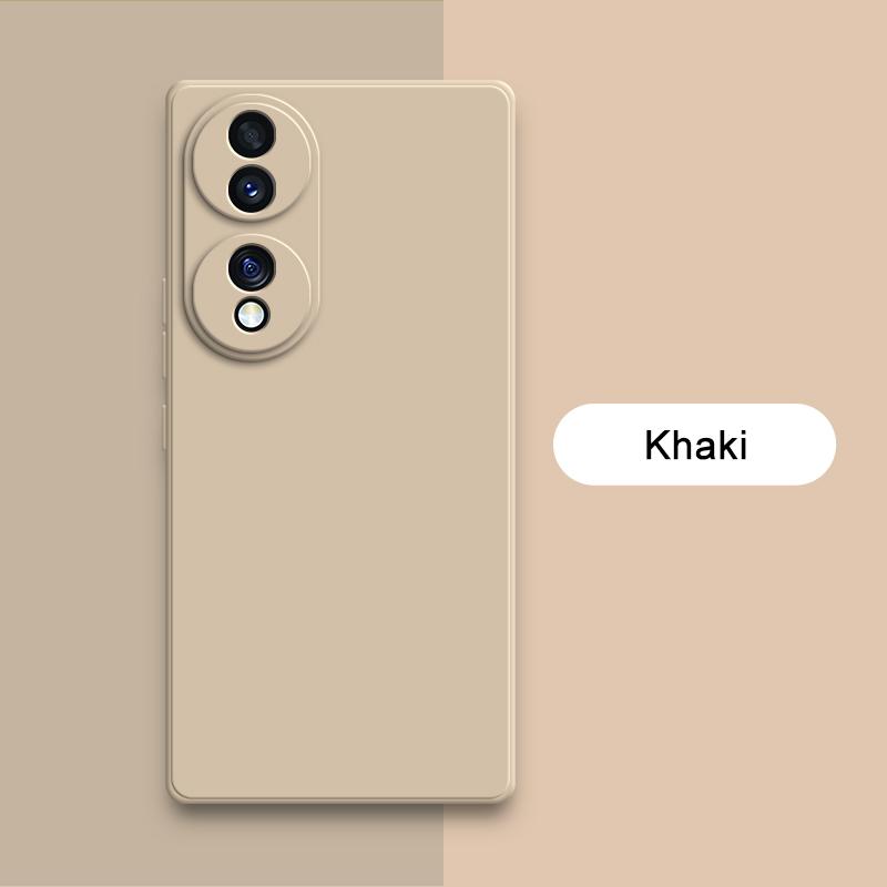 Quadratische Flüssigsilikonhülle für Honor 50 60 70 Pro Plus SE, weiche Telefonabdeckungen, Honor50, Honor60, Honor70, stoßfestes Gehäuse