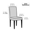 Jacquard Fabric Elastic Chair Cover Universal Size Wedding Seat Covers  Living Room