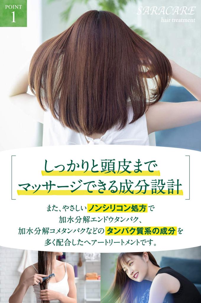 SaraCare Welliges Haar Nährend Hergestellt in 250g Salon-Exklusive Behandlung, Ausspülen, Haar, Japan,