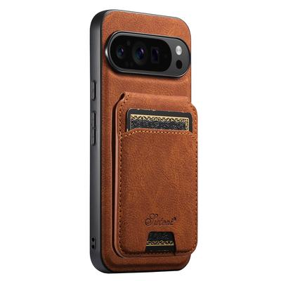 SUTENI H16 For Google Pixel 10/10 Pro Case Compatible with MagSafe Kickstand Phone Cover Detachable Card Holder