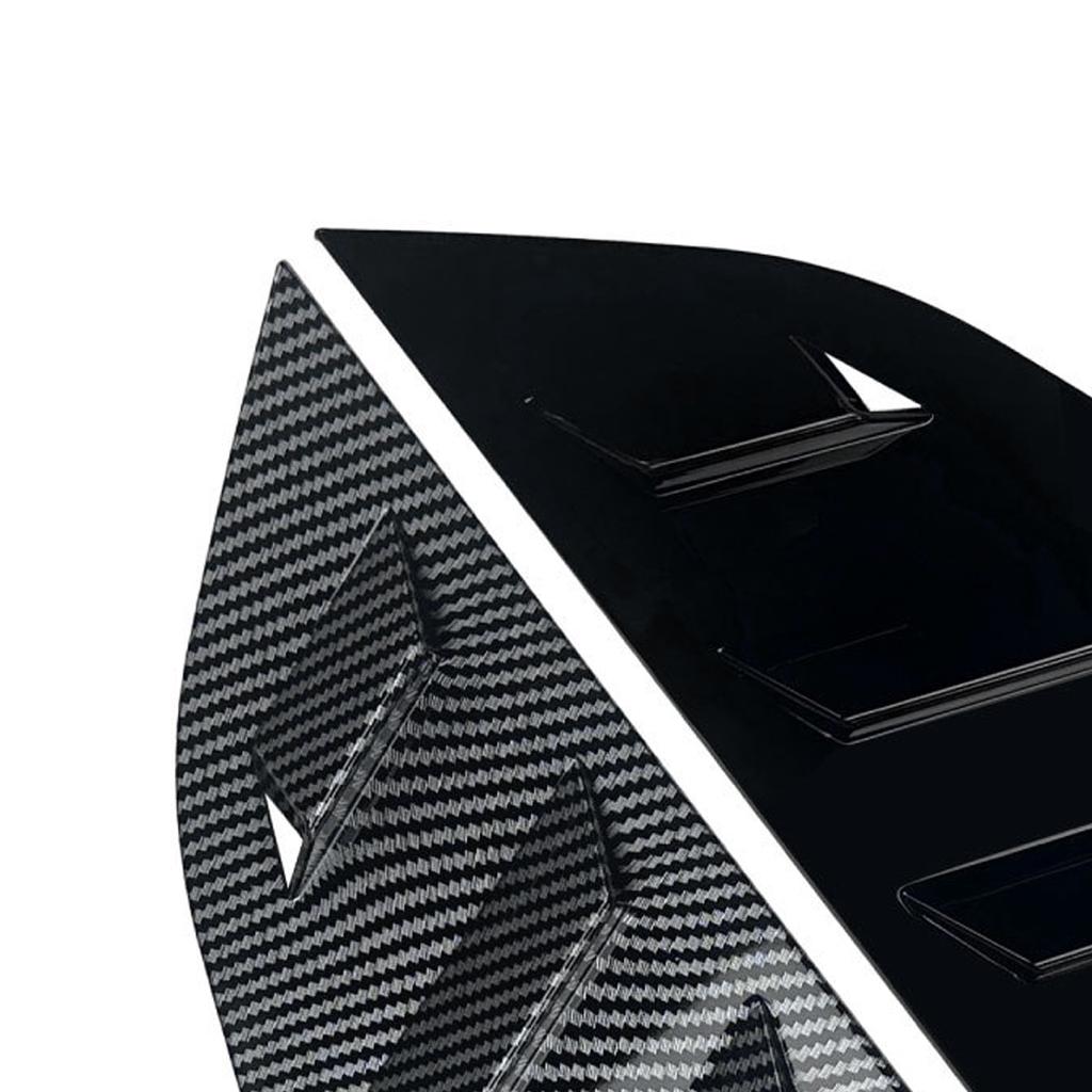 For Subaru Impreza WRX STI 2011-2014 Carbon Fiber Quarter Window Louver Cover Car Rear Triangle Window Cover Accessoires