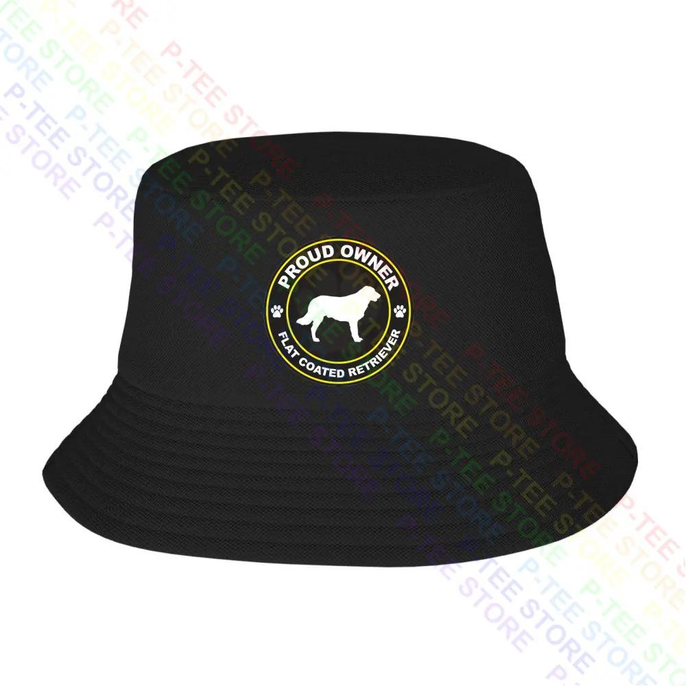 

Proud Owner Flat Coated Retriever Dog Canine Pet Baseball Cap Snapback Caps Knitted Bucket Hat Adjustable