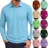 Men's Casual Long Sleeve Button Down Shirt with Collar