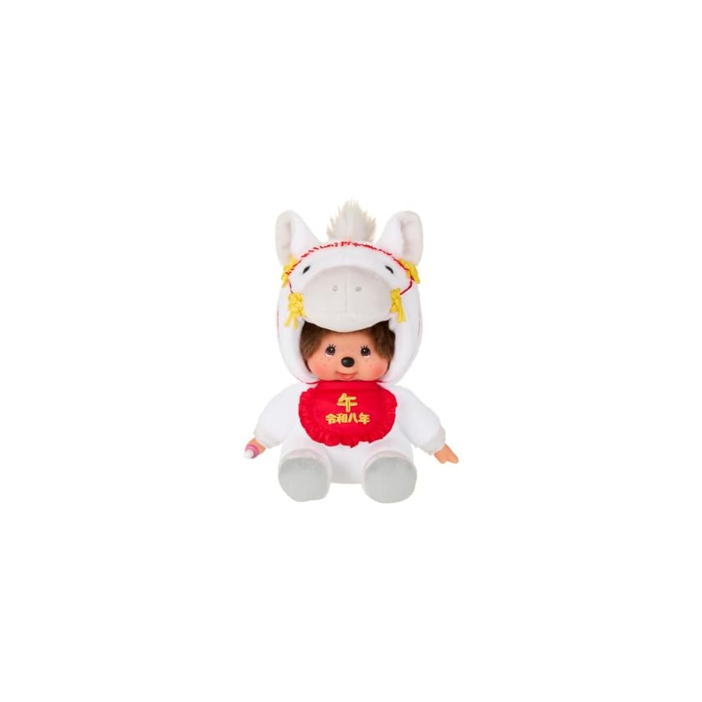 Sekiguchi Monchhichi Zodiac Horse Plush Toy S 19.5x11.5x1.2 cm
