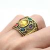 Marvel Avengers Infinity War Thanos Gauntlet Power Ring Jewelry Ornament Cosplay