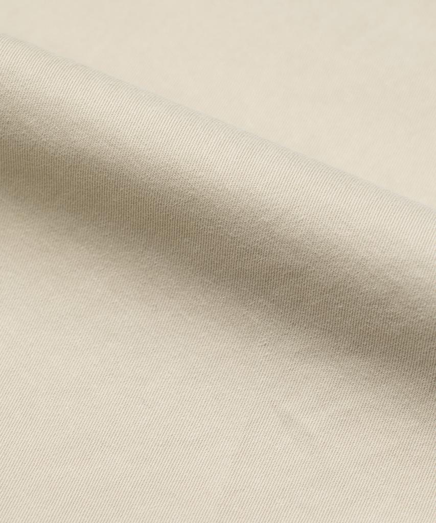CONNECT KINLOCH Washed Cotton Loose Fit Double-Pleat Pants [Beige]