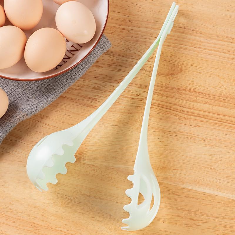 Multifunctional 3 In 1 Egg Beater Drinks Whisk Mixer Stirrer Noodle Tongs Pasta Spaghetti Fish Egg Food Clip Kitchen Tools