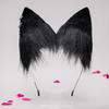 Adult Children Cartoon Fox Ears Shaped Headband Plush Hair Hoop Live Broadcast Rave Christmas Cosplay Party Headpieces