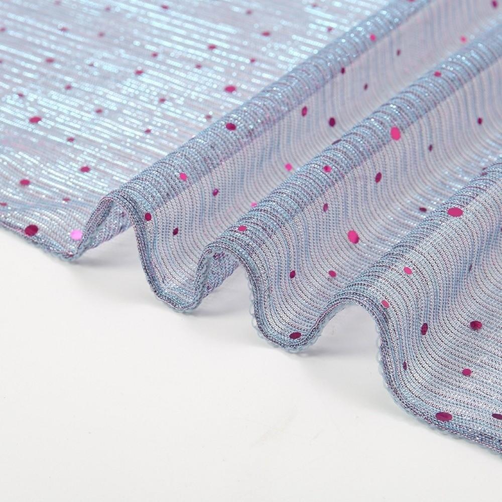 155×70cm Sequin Scarf Thin Transparent Hijab Luxury Headscarf  for Women