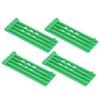 4Pcs Pigeon Leg Ring Stand 4 Column Design Large Capacity Wall Mounted Safe Durable Plastic Parrot