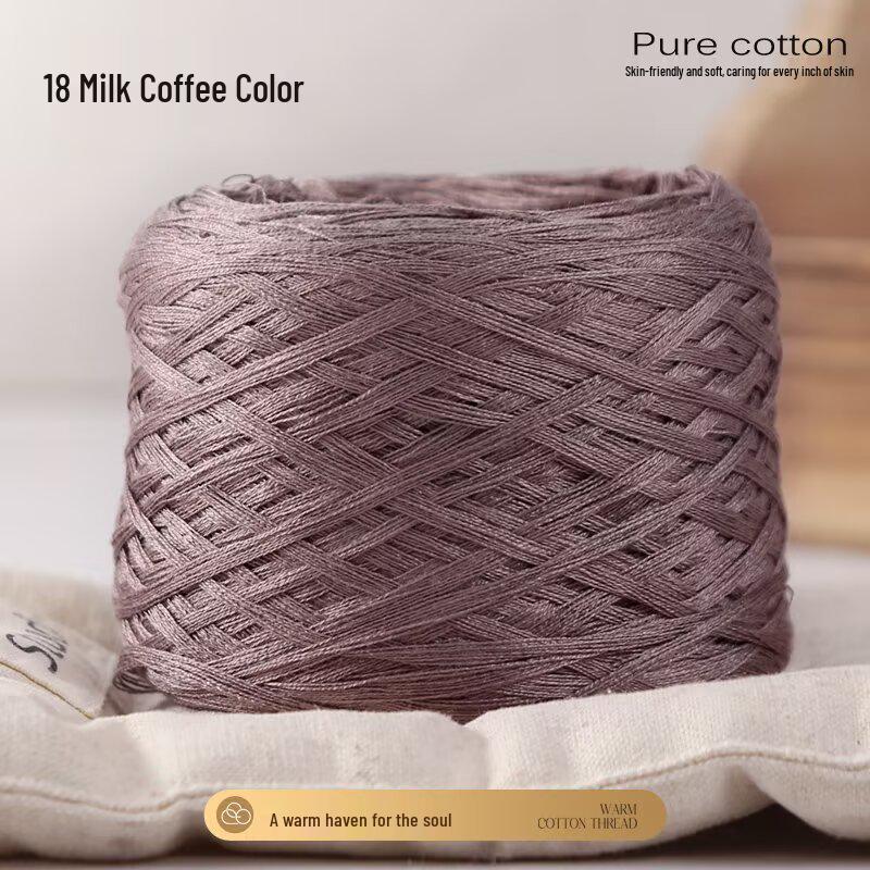 Bamboo Fiber Multi-strand Cotton Yarn - 100g for Handmade Knitting & DIY Crochet Scarf Hat Projects