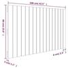 824823 vidaXL Tête de lit murale 108x3x60 cm Bois massif de pin