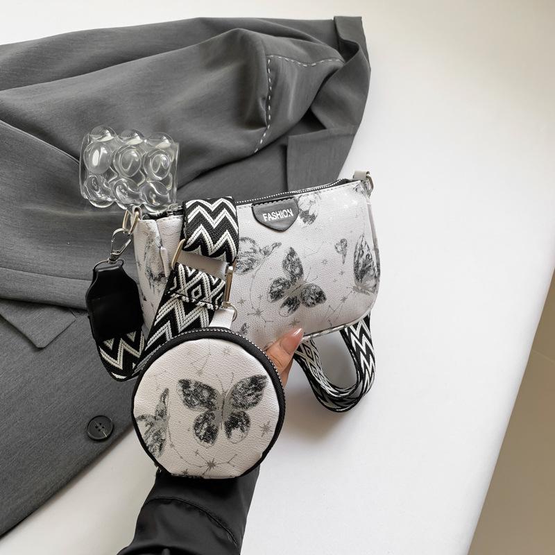 

Простая и модная сумка-мессенджер для женщин, новая тенденция этого года, модная сумка на одно плечо подмышкой, маленькая сумка для работы чёрный