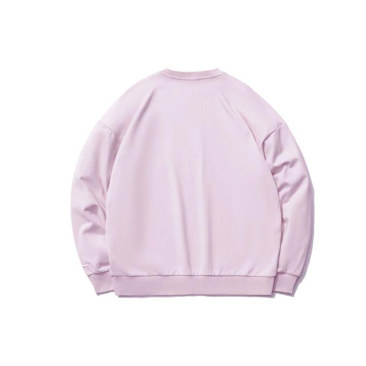 Li-Ning Sports Fashion Series Loose Sweatshirt Unisex Tops Pink AWDRH35-4