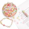Frosted Acrylic Round Beads for DIY Jewelry and Beading Accessories