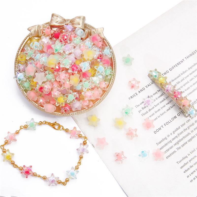 Frosted Acrylic Round Beads for DIY Jewelry and Beading Accessories
