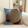 Funny Bull Terrier Dog Pillow Case Living Room Sofa Cushion Cover Suitable For Home Bedroom Room Decoration