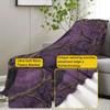 Gothic Crow digital-printed polyester Bedroom velvet flannel soft sofa cover blanket Fleece soft sofa cover blankets for beds