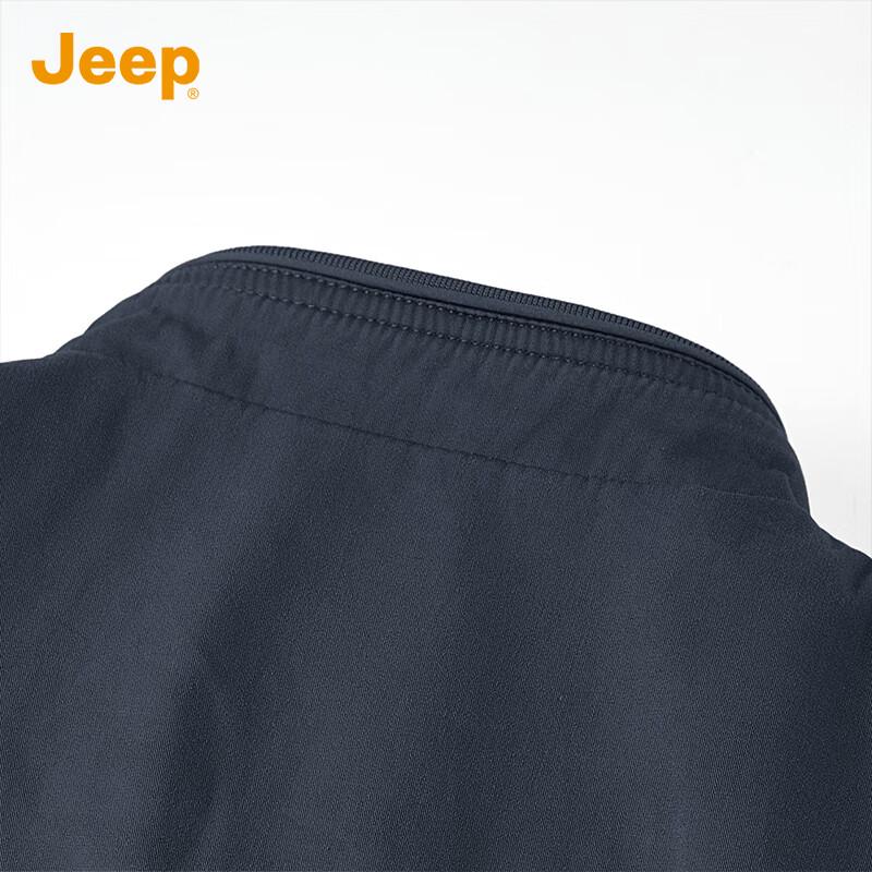 Jeep Men's Stand-up Collar Casual Jacket