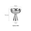 304 Stainless Steel Dessert Cup and Pudding Bowl – Small Snack Plate for Ice Cream