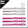3D Metal Symmetrical AWD Badge Car Tailgate Car Sticker For BRZ XV Outback Forester Asahi Panther WRX Impreza