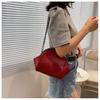 Spring and summer new solid color simple shell bag large capacity portable change bag fashion chain oblique span shoulder mobile phone bag