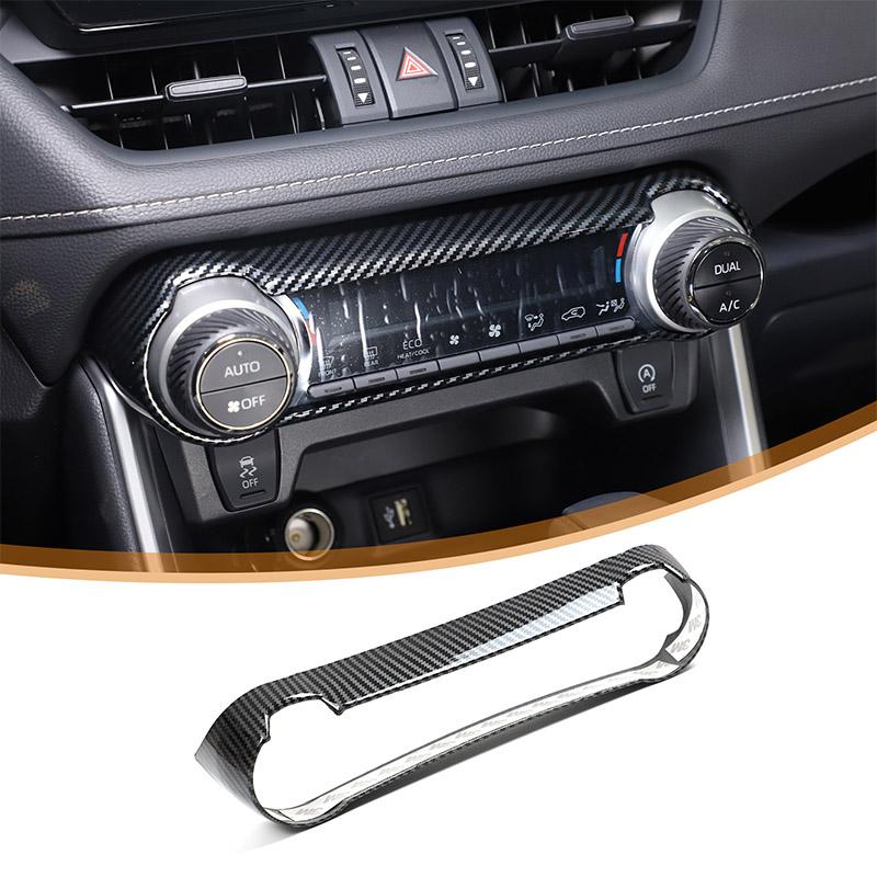 For Toyota RAV4 -2025 ABS Carbon Fiber Interior Kit Dashboard Console Gear Shift Panel Decoration Cover Trim Stickers