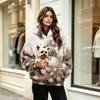 Unisex Athletic Hoodie with and Dog Pouch, Long Sleeve Pullover Sweatshirt