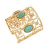 Dunhuang Dance Turquoise Fairy Bracelet - Hollowed Bangle with Unique Personality
