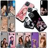 Soft Cover for Xiaomi Redmi Note 12 11 10 Pro 10A 10C 12C 14C A4 5G 4G Note12 Phone Case Kpop JISOOS Roses K-pop Black Coque
