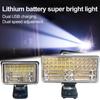 Dual USB Power Bank For Makita Lithium Battery Emergency Lights 2-7Inch Large Lens Car LED Work Lamp Light Torch