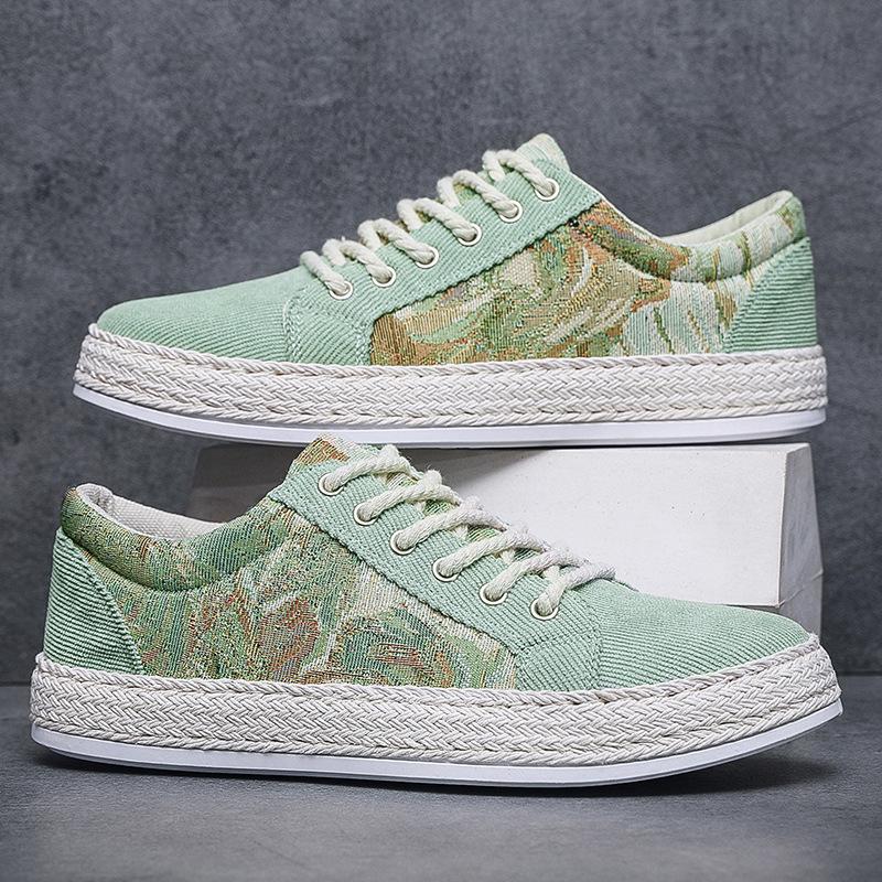 

Мужская обувь на одной педали ****** и летняя дышащая повседневная обувь для ленивых, мужская обувь на дерьмовой подошве, повседневная старая ******* тканевая обувь, мужские лоферы с низким верхом 44