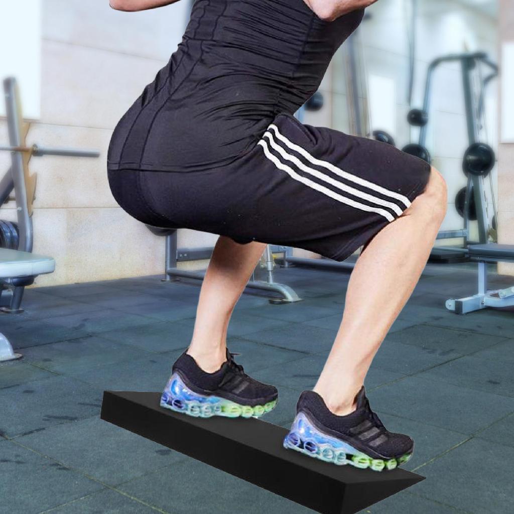 Squat Block with Wrist And Back Support, Incline Board for