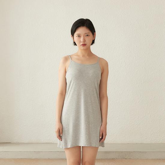 Built-in Dry Five Soft Modal Slip Bra Cap (black, Gray, White)