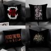 P-Pierce The V-Veil Band Cushion Cover Pillowcase Ultra Soft Skin Friendly Fabric Cloud Like Comfort & Concealed Zipper