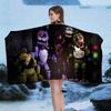 Classic F-Fnaf Horror Game Beach Towel Colorful Bath Towels For Girl Quick Dry Custom Sand Free Beach Yoga Spa Gym Pool