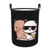 Bear And Panda Bubu Dudu Balloon Dirty Laundry Baskets Foldable Large Waterproof Clothes Storage Basket For Home Kids