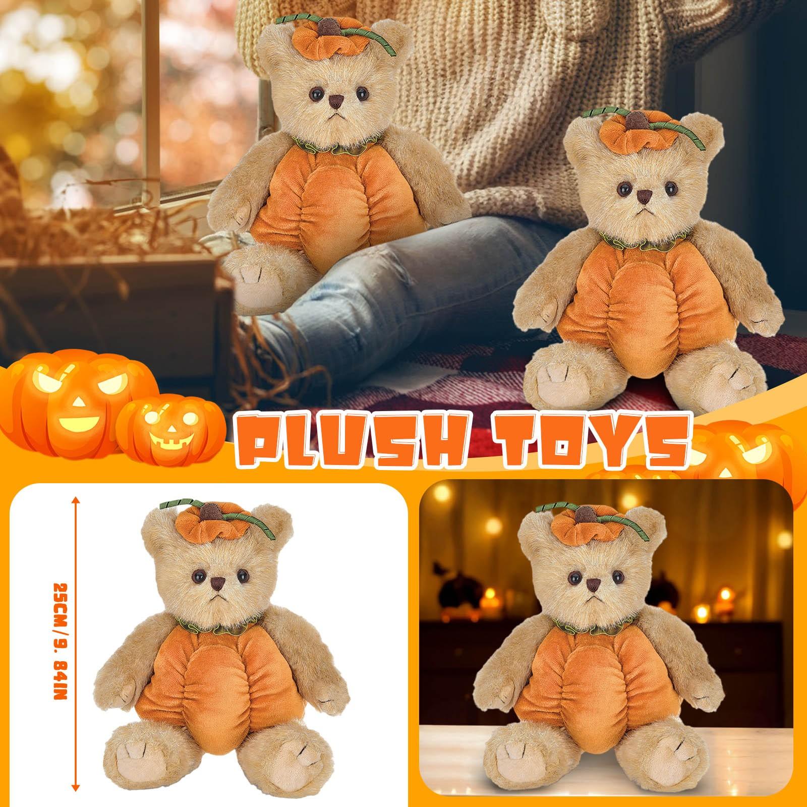 

Bear Pumpkin Costume Plush Toy One Size