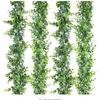 1.8m Artificial Eucalyptus Rattan Wedding Home Decoration Money Leaf Grass Rattan Wedding Background Arched Wall Decoration