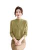 Mom's Elegant Autumn/Winter Wool Knit Sweater: Fashionable Thick Layered Top for Middle-Aged & Elderly Women